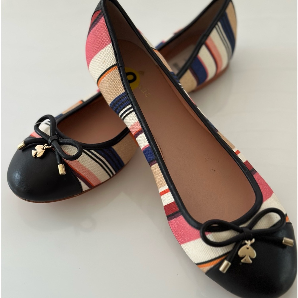 Kate Spade preppy bow flats!